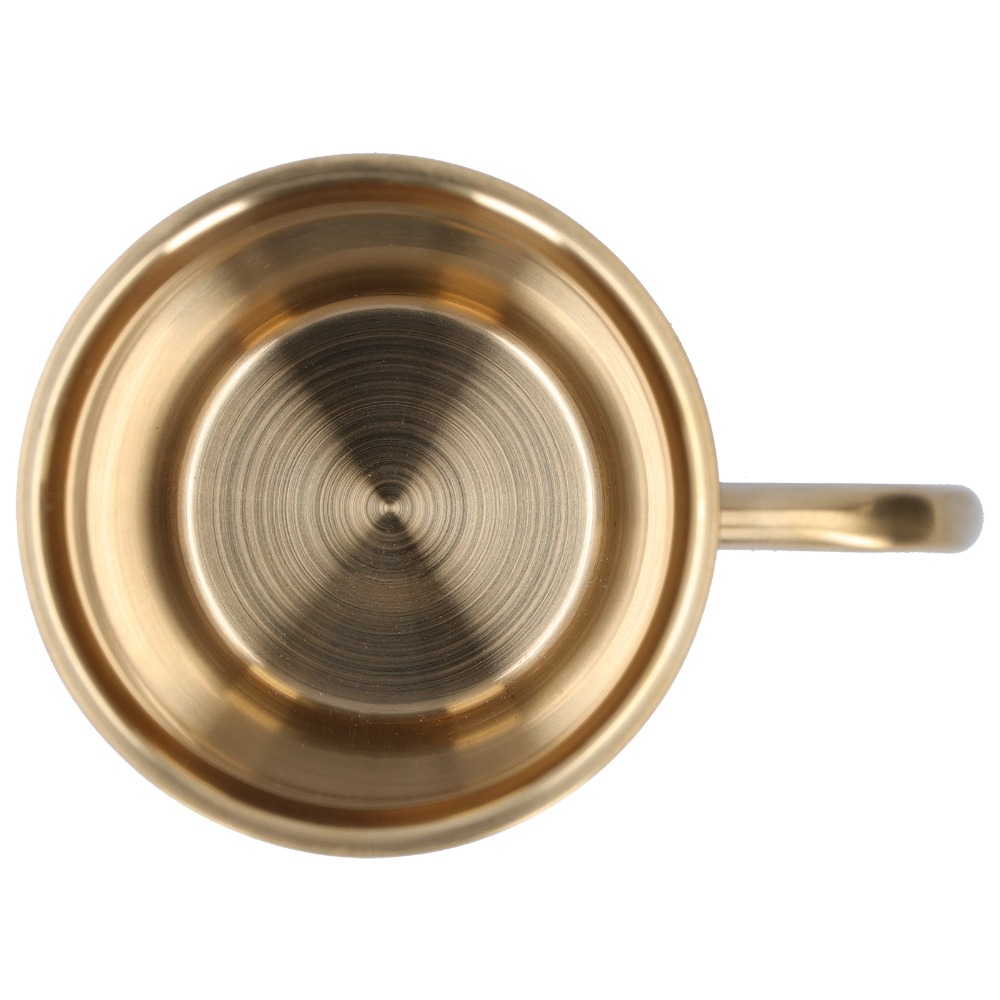 Beer Mug Handled - Ruimtebesparende roestvrijstalen biermok met dubbele wand,
