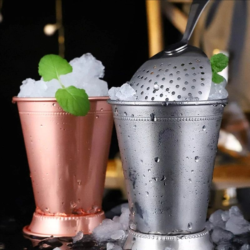 Wine Beer Mixed Drinks - Tiki Mint Julep Mok Roestvrij Staal
