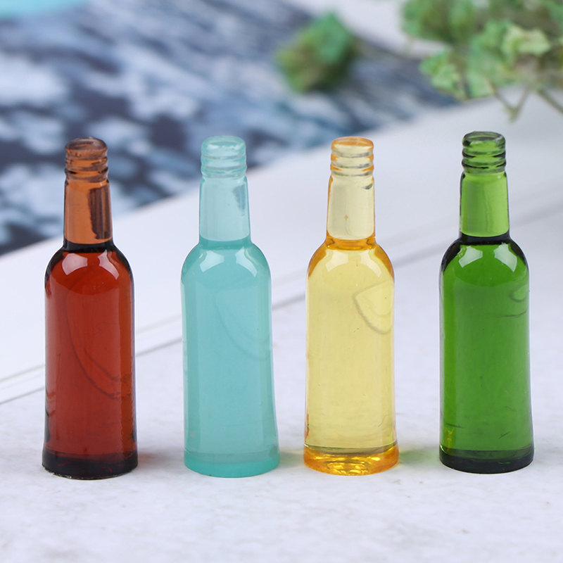 Wine To Beer - 6 stuks 1:12 poppenhuis miniatuur bier
