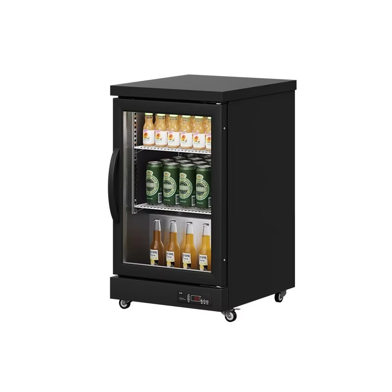 Wine Beer Fridge Cabinet - Kastenmodel mini-wijnkoelkast met transparante deur, ingebouwde