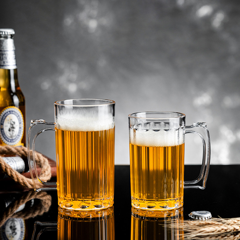 Beer Mug Handled - Acryl Bierbeker Huishoudelijke Mok Mokken Drinkglazen