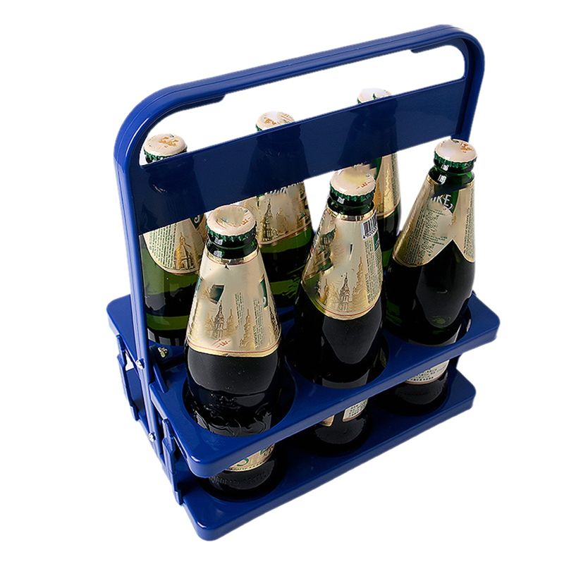 Wine Beer Rack - AT44-6 Opvouwbare bierfleshouder met 6 gaten,