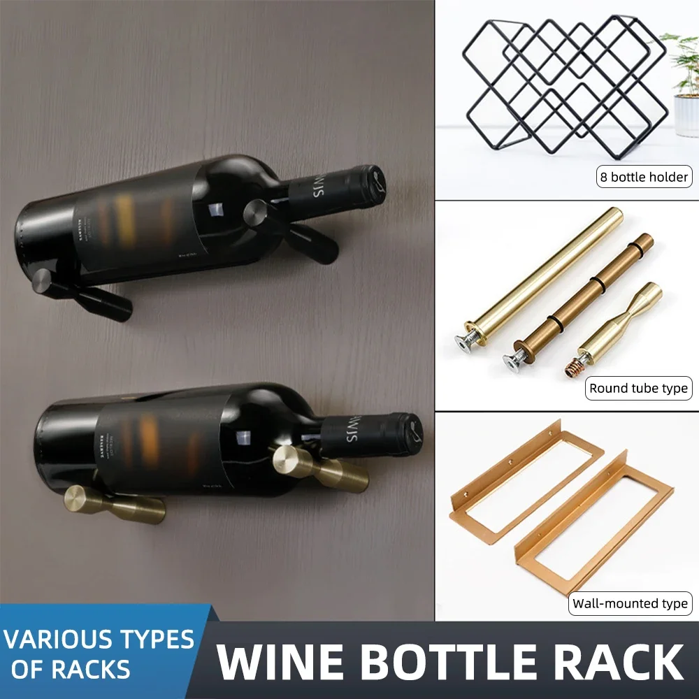 Wine Beer Rack - Wijnrek van aluminiumlegering, wijnfles-displaystandaard voor bier-