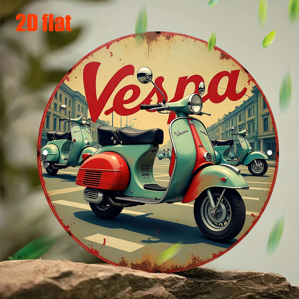 Wine Tag Label - 2D plat, 2D platte retro Vesna