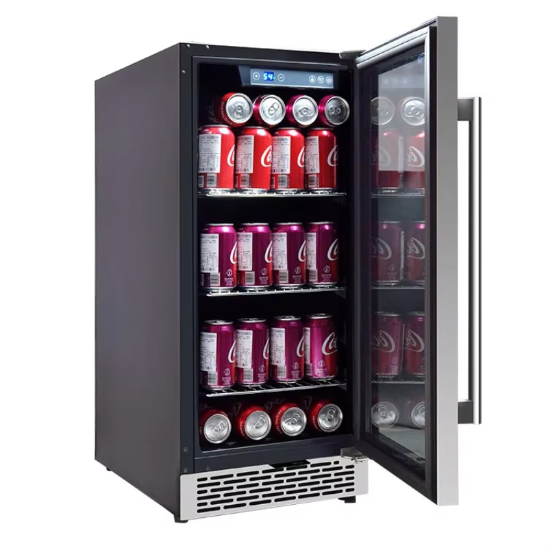 Wine Beer Fridge Cabinet - Kleine drankbarkoelkast Aangepaste koelkasten Glazen deur