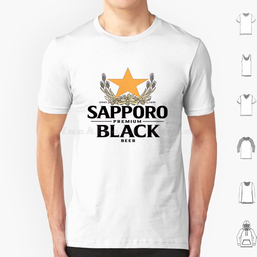 Wine Beer Rum - Sapporo Malt T-shirt 6XL Katoen Cool