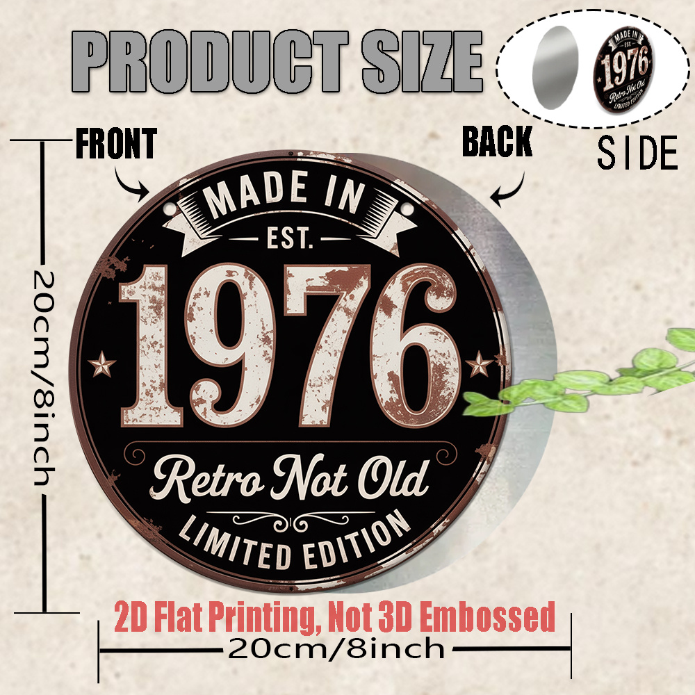 2D plat, 1 stuk 1976 vintage m - Wine Tag Label recensie en prijs