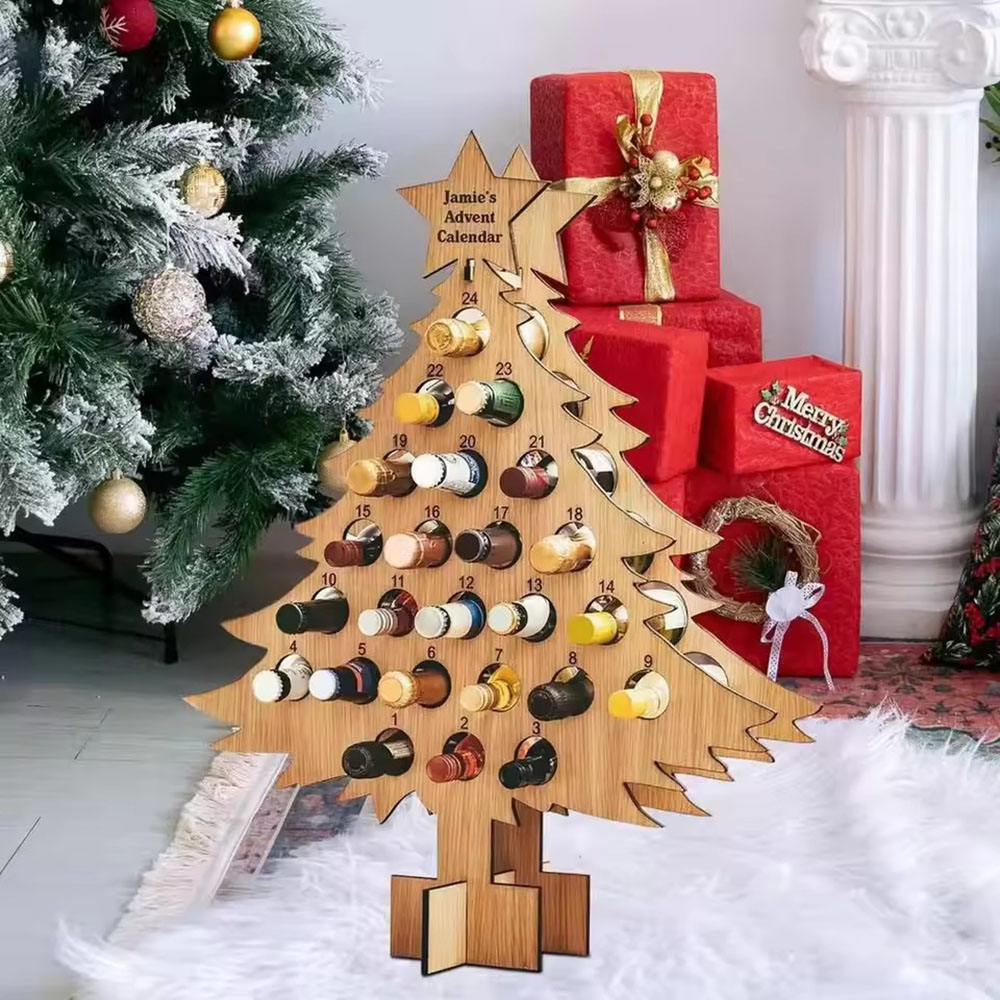 Kerstboom Houten Wijnrek Ambac - Wine Beer Rack recensie en prijs