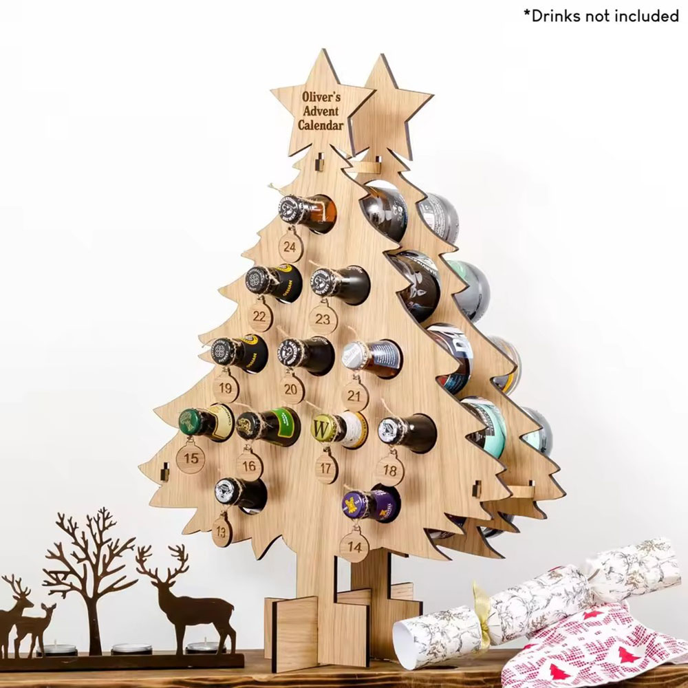 Kerstboom Houten Wijnrek Ambac - Wine Beer Rack recensie en prijs