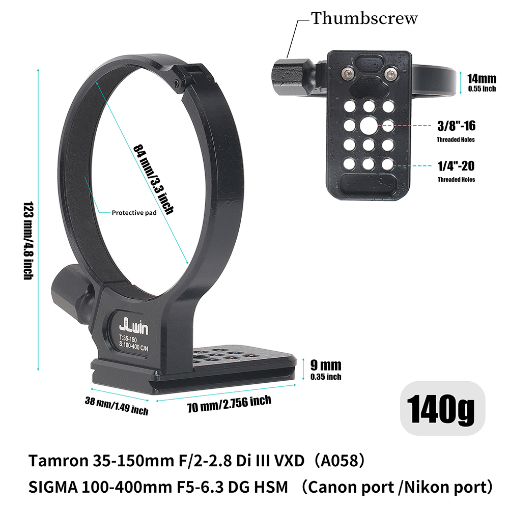 Fotga Lens Statief Mount Ring  - Wine Xd recensie en prijs