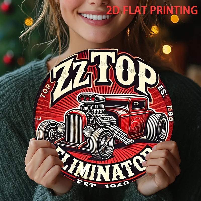 2D plat, 1pc ZZ Top Eliminator - Wine Tag Label recensie en prijs