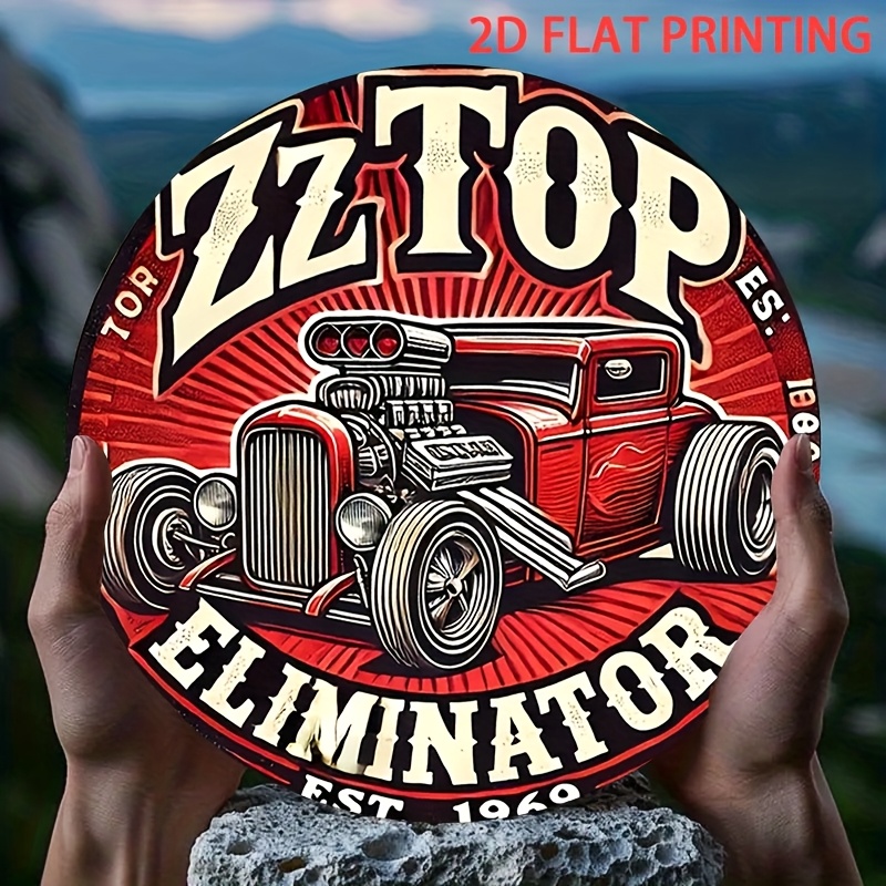 2D plat, 1pc ZZ Top Eliminator - Wine Tag Label recensie en prijs