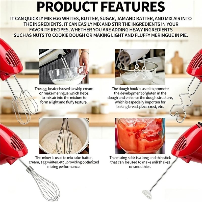 A92G HOT-Dough Hooks garde- en - Kitchenaid Mixer Hand Mixer recensie en prijs