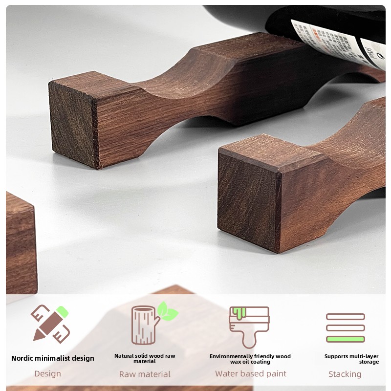 Massief houten wijnrek, meerde - Wine Beer Rack recensie en prijs