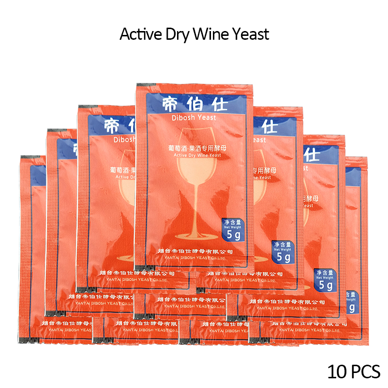 10 stuks aluminium zakken voor - Wine Beer Yeast recensie en prijs