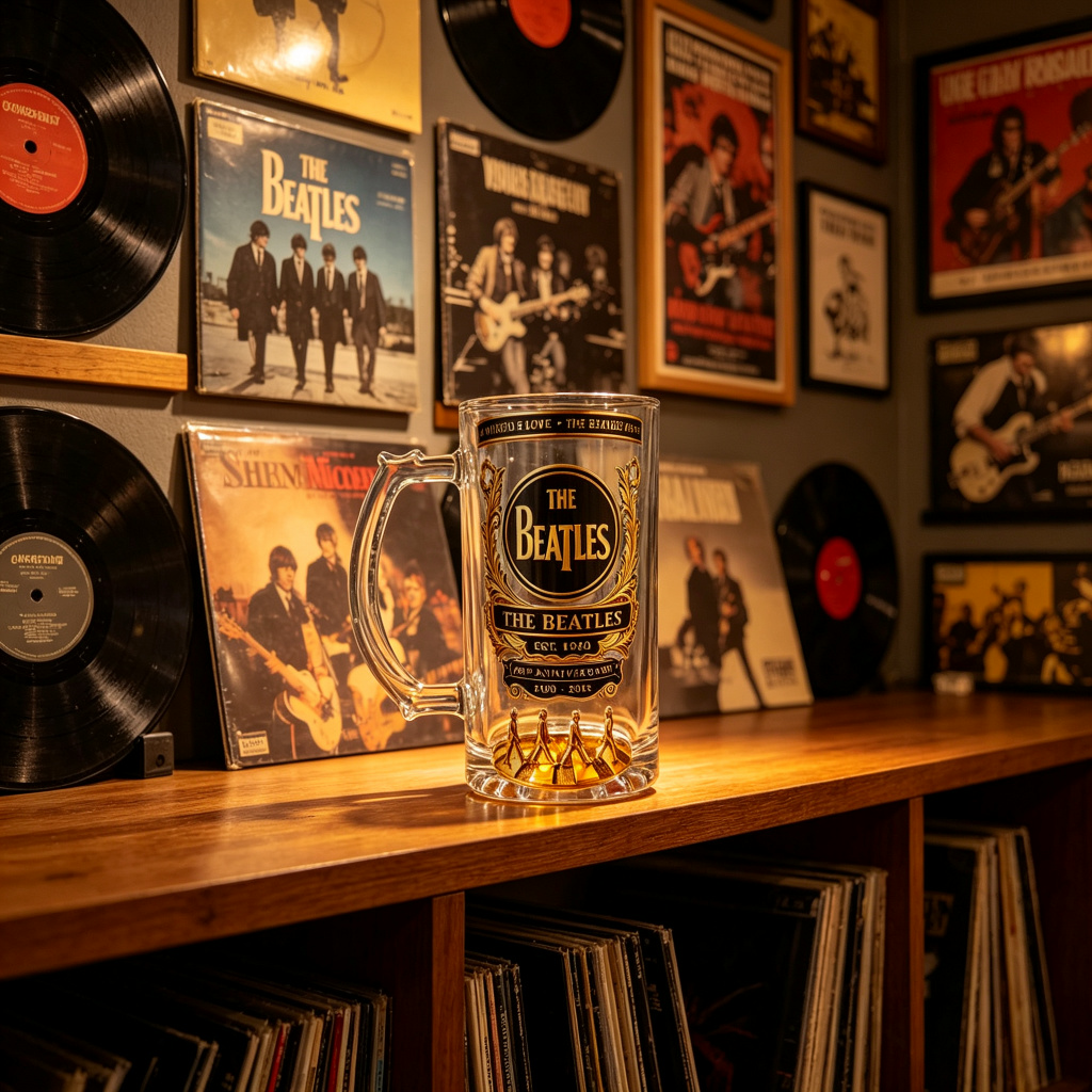 The Beatles 66e verjaardag gla - Beer Mug Handled recensie en prijs