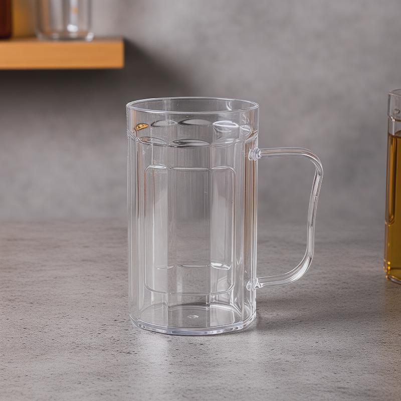 Stijlvolle acryl biermok met h - Beer Mug Handled recensie en prijs