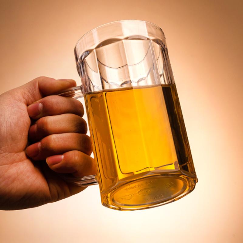Stijlvolle acryl biermok met h - Beer Mug Handled recensie en prijs