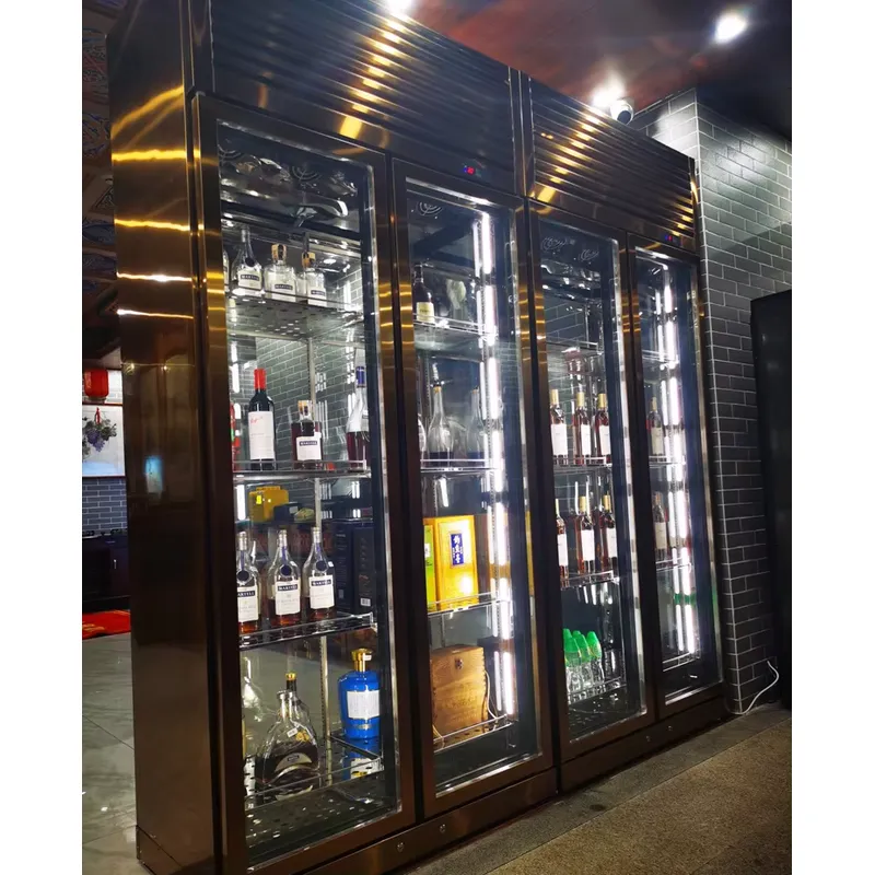 Elektrische 3-deurs glazen deu - Wine Beer Fridge Cabinet recensie en prijs