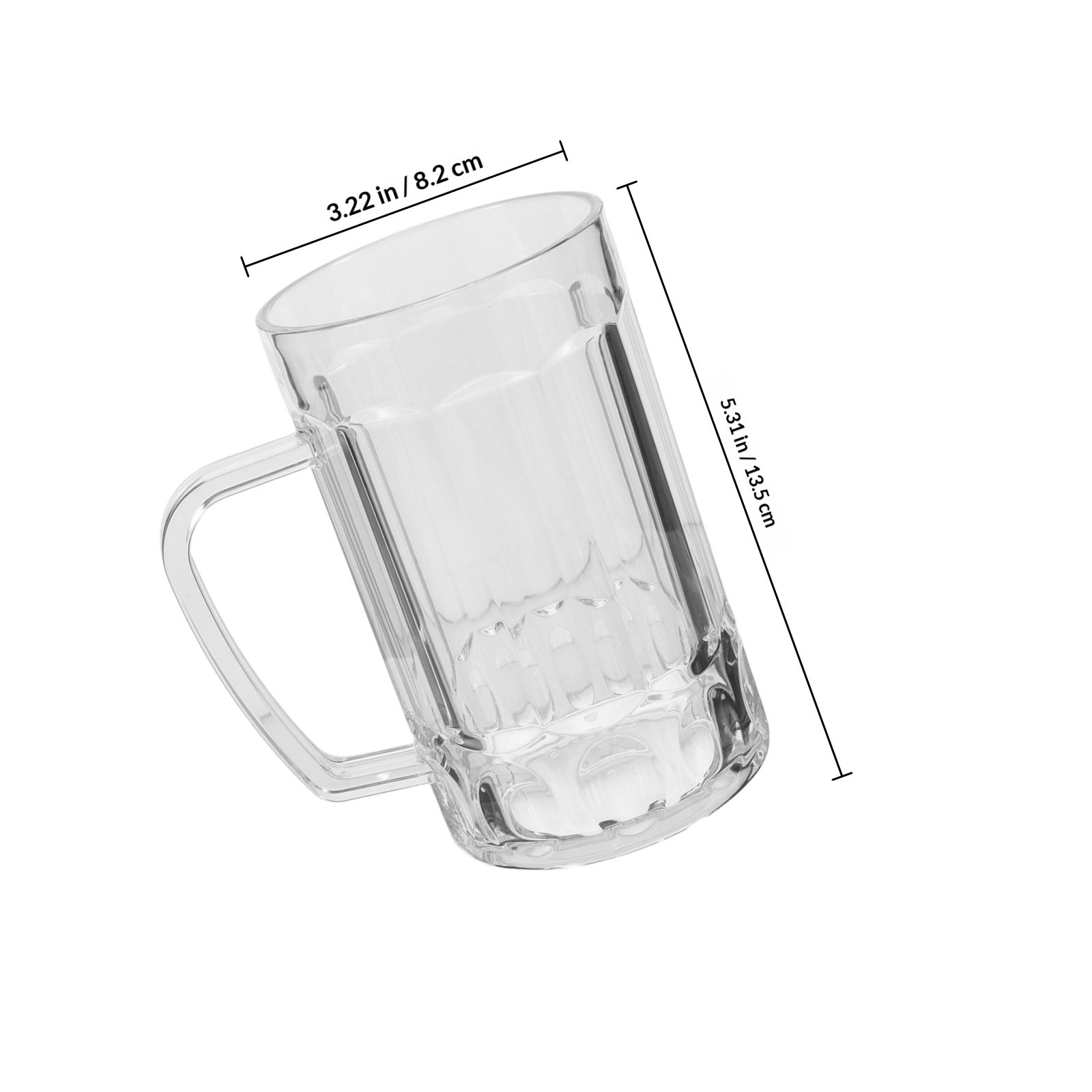 Acryl bierbeker Huishoudelijke - Beer Mug Handled recensie en prijs