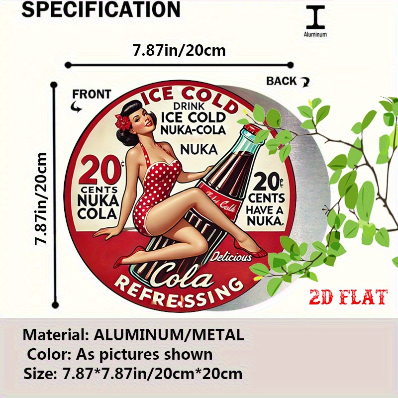 2D plat, 1pc retro pin-up 7,87 - Wine Tag Label recensie en prijs