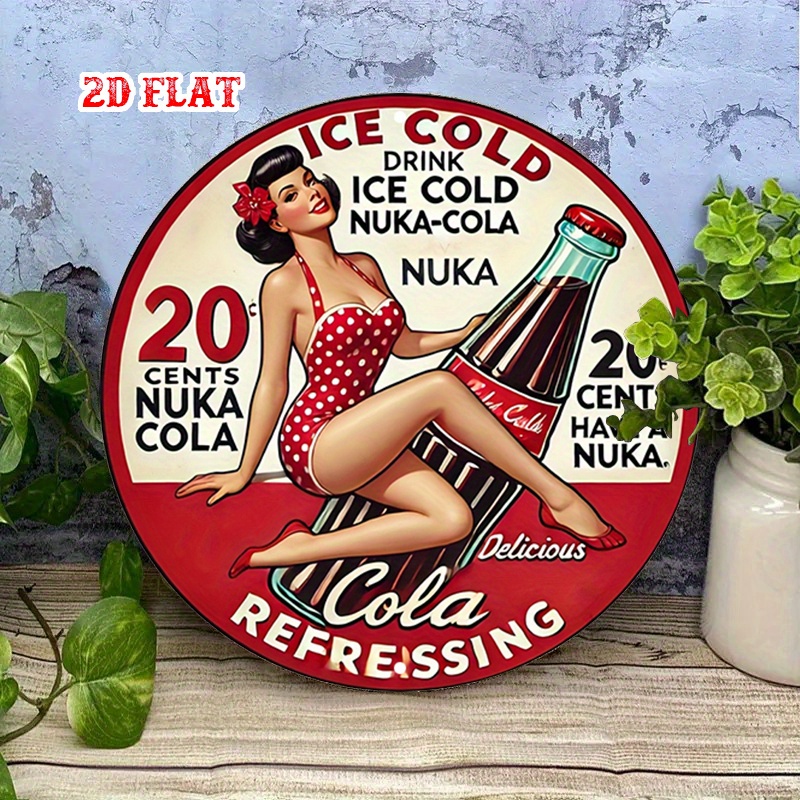2D plat, 1pc retro pin-up 7,87 - Wine Tag Label recensie en prijs