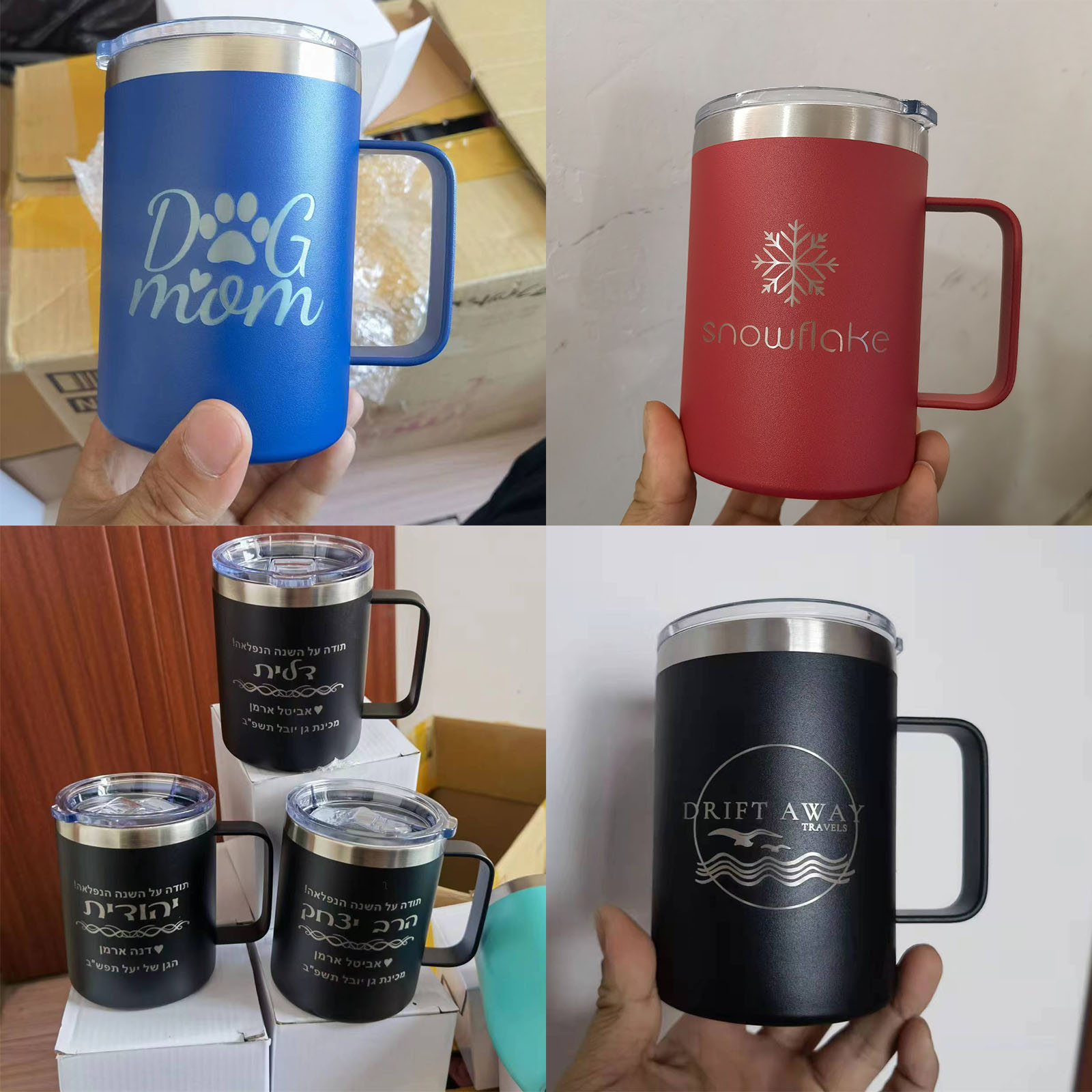 16 Oz Roestvrij Staal Geïsolee - Beer Mug Handled recensie en prijs