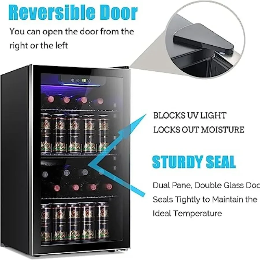 26 Flessen 130 Blikjes Wijnkoe - Wine Beer Fridge Cabinet recensie en prijs