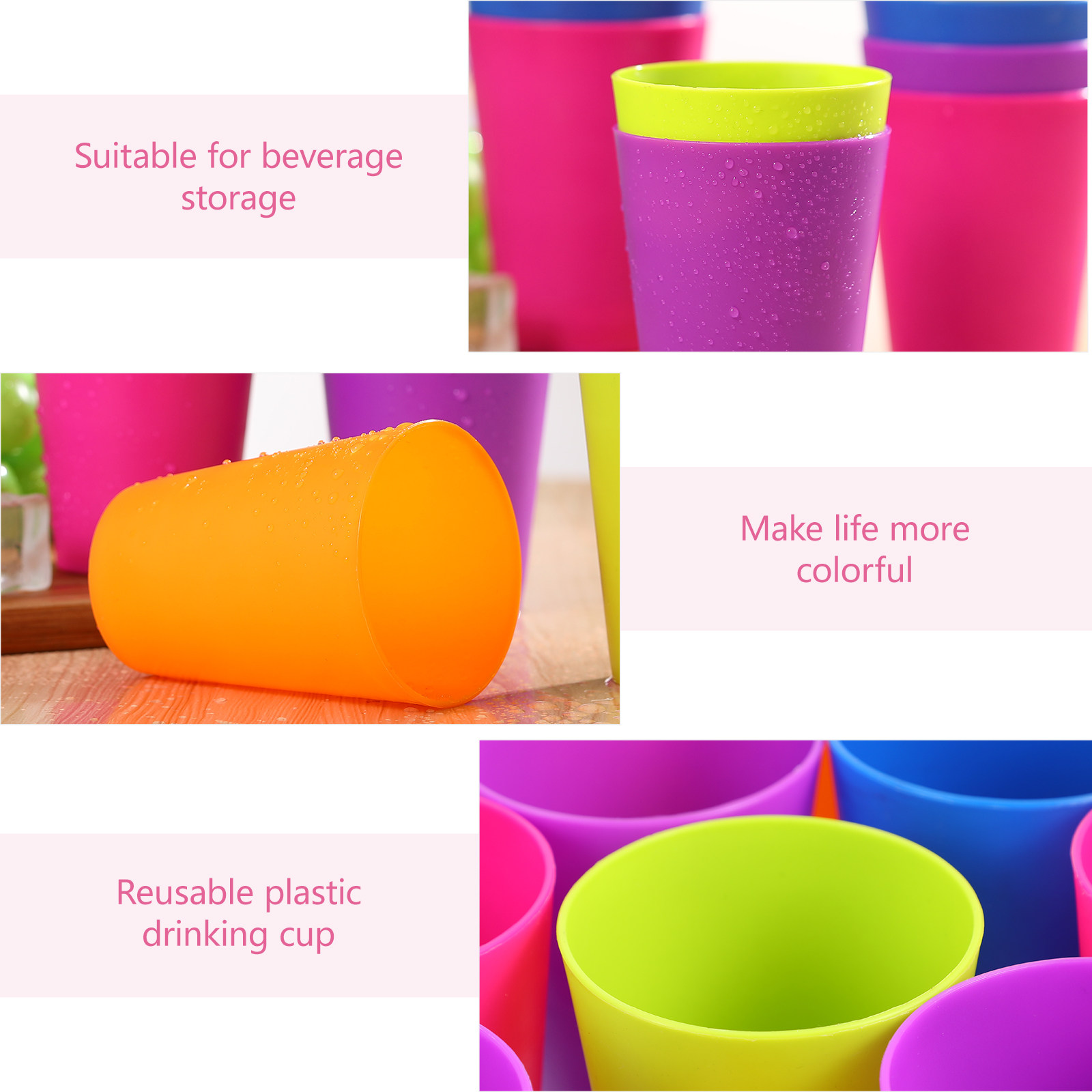 15 stuks gemengde kleuren plas - Wine Beer Mixed Drinks recensie en prijs