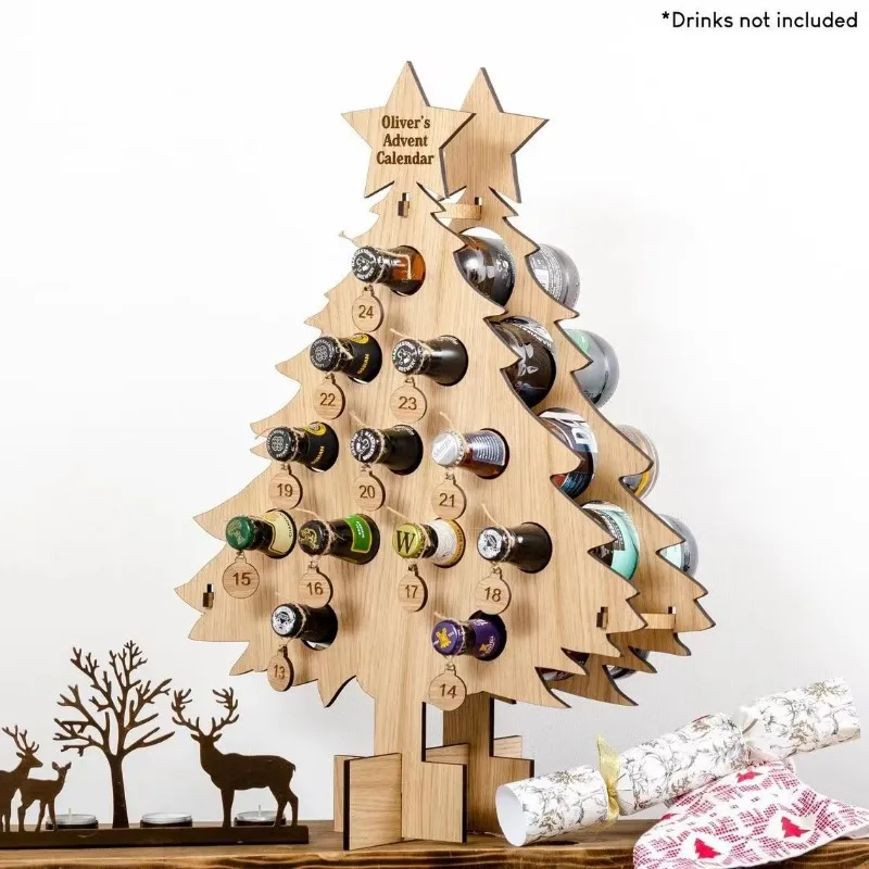 Kerstboom Houten Wijnrek Ambac - Wine Beer Rack recensie en prijs