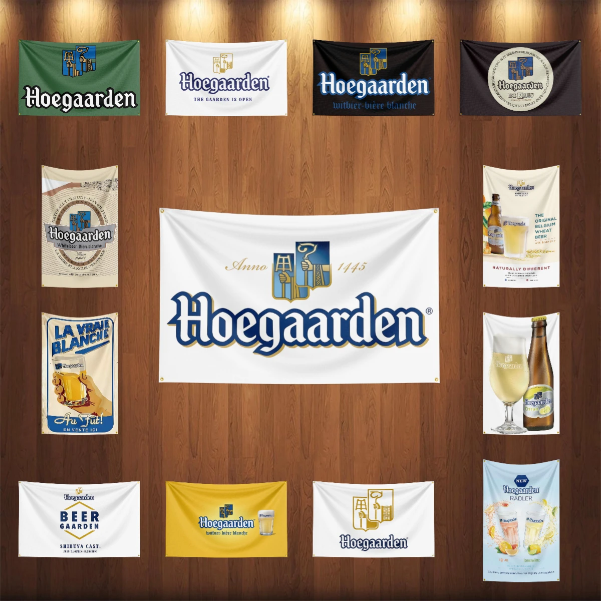 3×5ft h-Hoegaarden Biervlag Po - Wine Beer Rum recensie en prijs